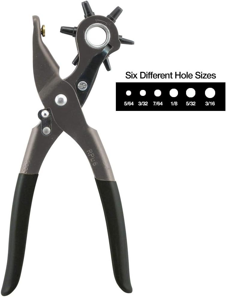 General Tools 72 Leather Hole Punch Tool, 5/64 Inch to 3/16 Inch | Amazon (US)