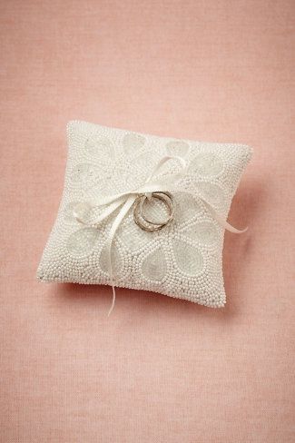 Ice Drops Ring Pillow | BHLDN