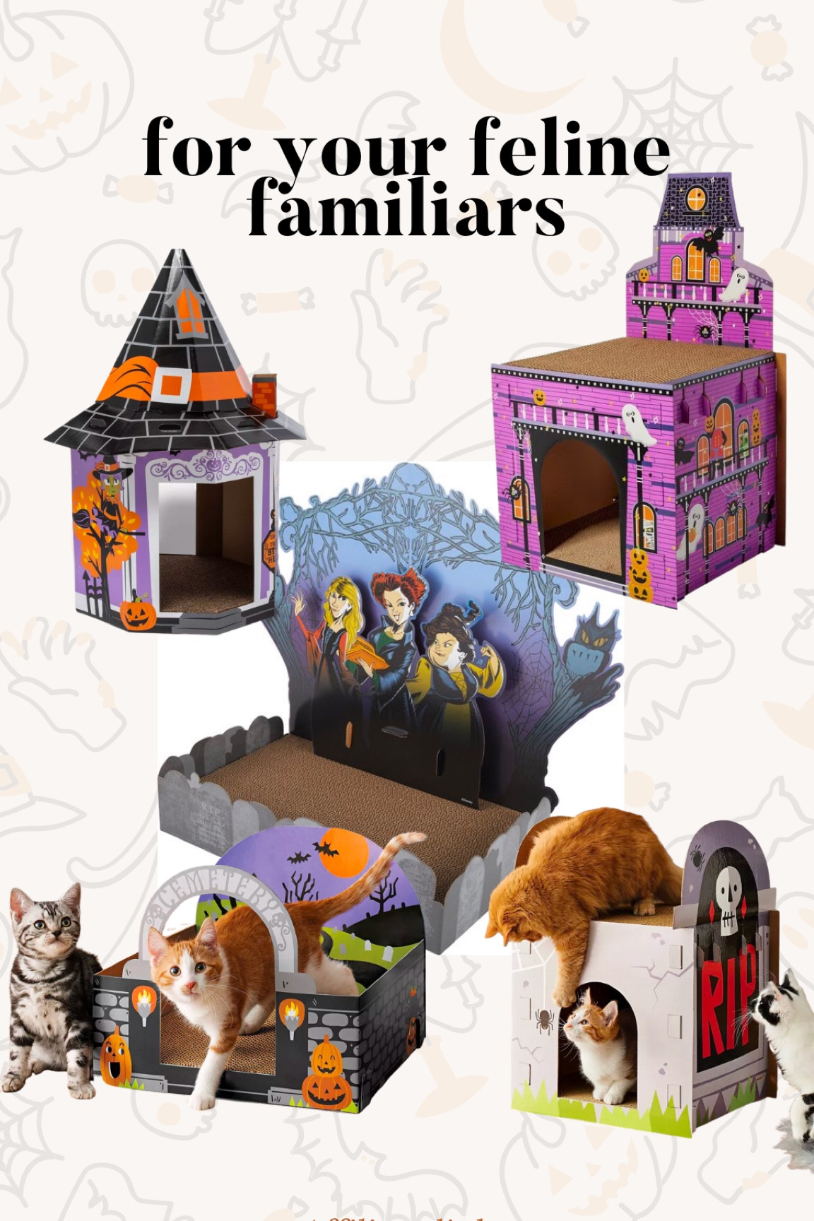 Halloween cat house + Halloween cat scratchers 

#LTKHalloween #LTKSeasonal