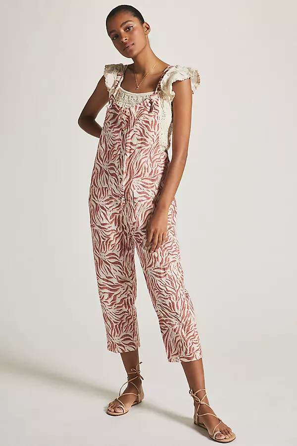 Little Lies Linen Overalls By Little Lies in Assorted Size XS | Anthropologie (US)