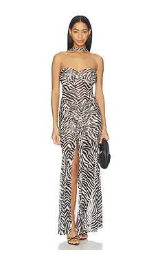 superdown Britlee Maxi Dress in Zebra from Revolve.com | Revolve Clothing (Global)