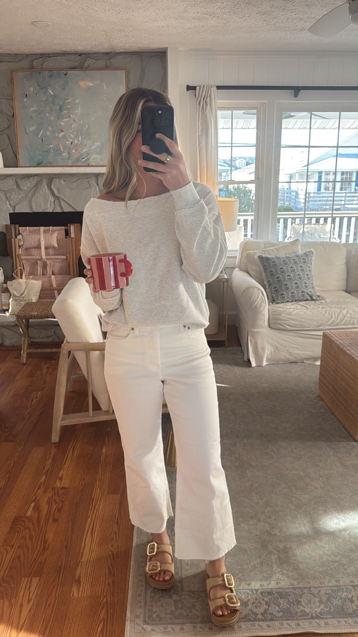 Church outfit! Best white pants size 27. Size XS in top. Target shoes  

#LTKWatchNow #LTKSaleAlert #LTKStyleTip