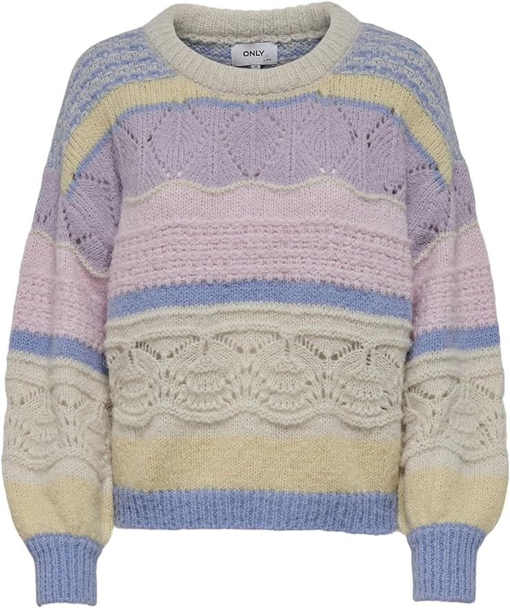 ONLY Female Knitted Jumper Multicoloured | Amazon (DE)