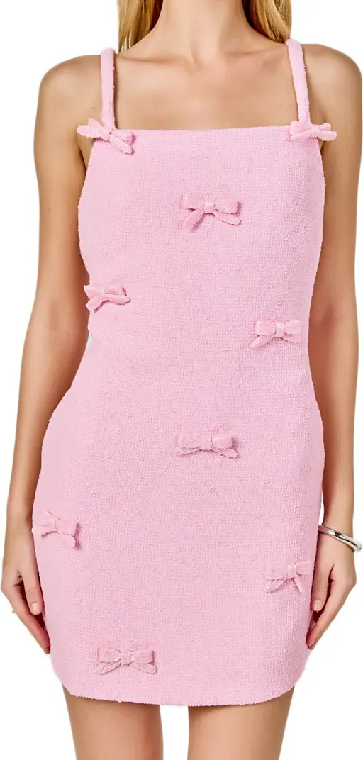 Endless Rose Bow Embellished Minidress | Nordstrom | Nordstrom