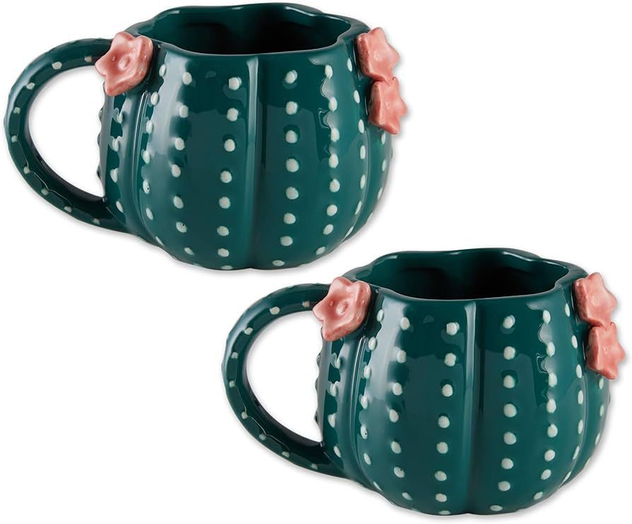 DII Ceramic Gift Mug Collection Hand Painted Funny Shaped Tea/Coffee Cup Set, 12 Ounce, Llama, 2 ... | Amazon (US)