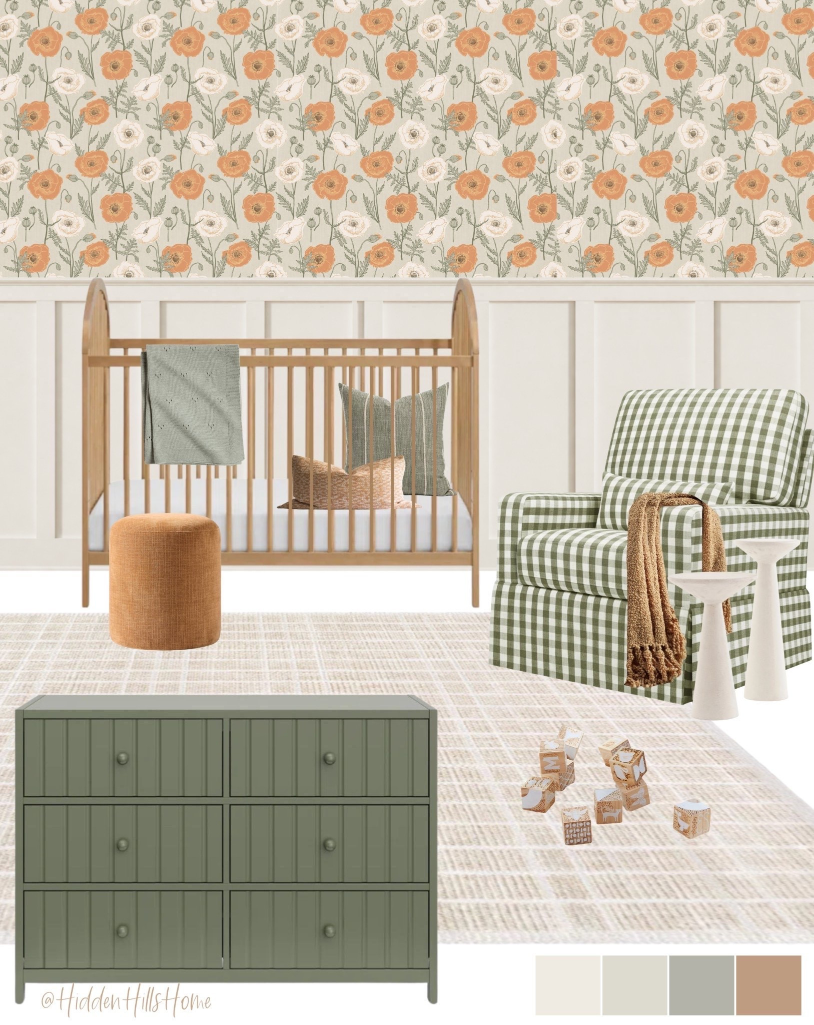 Nursery decor ideas, nursery mood board, home decor, crib, nursery design, baby girls room inspiration, glider, peach and sage green nursery

#LTKHome #LTKSaleAlert #LTKBaby