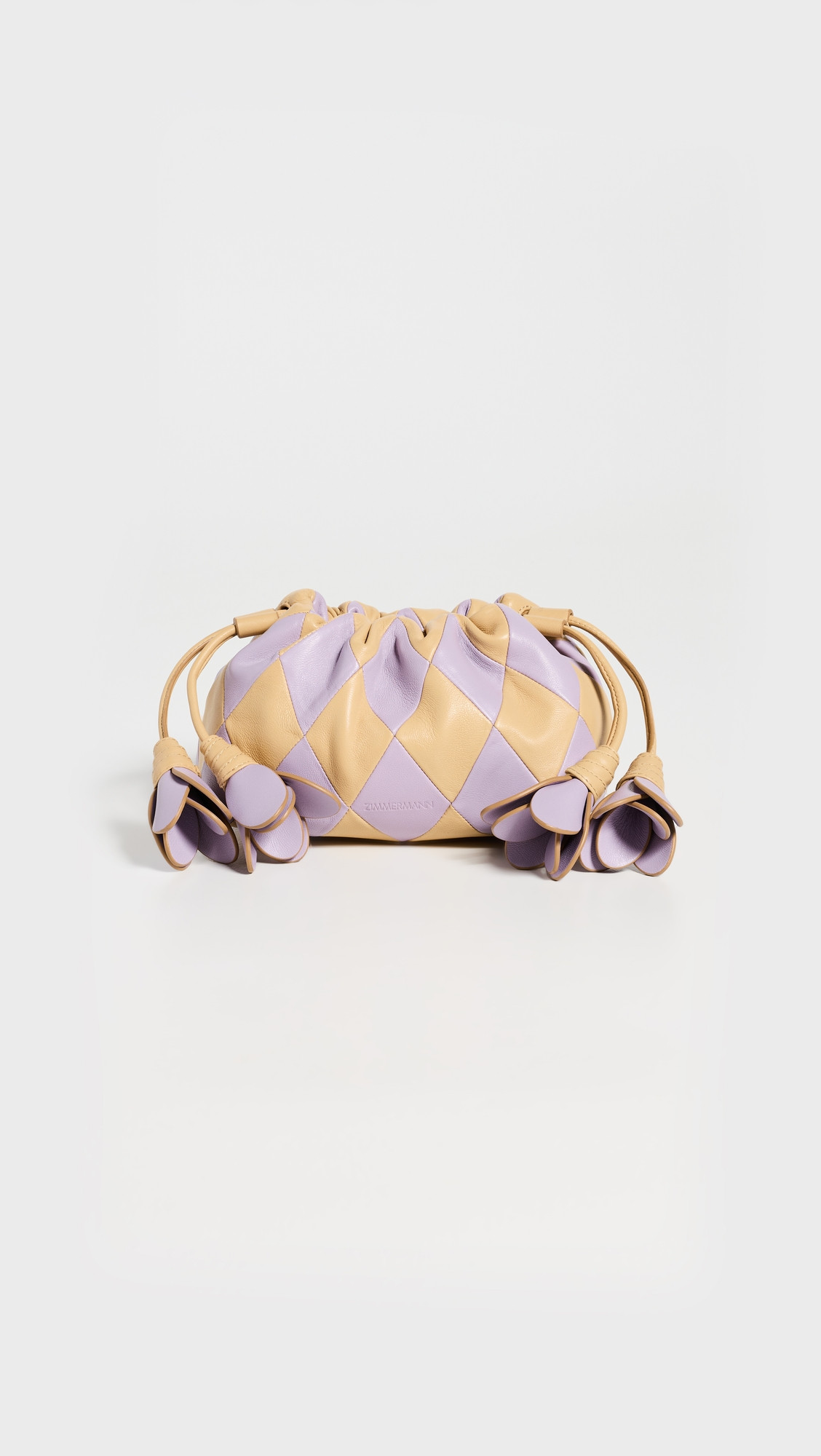 Zimmermann Cloud 91 Small Leather Clutch Milk One Size | Shopbop