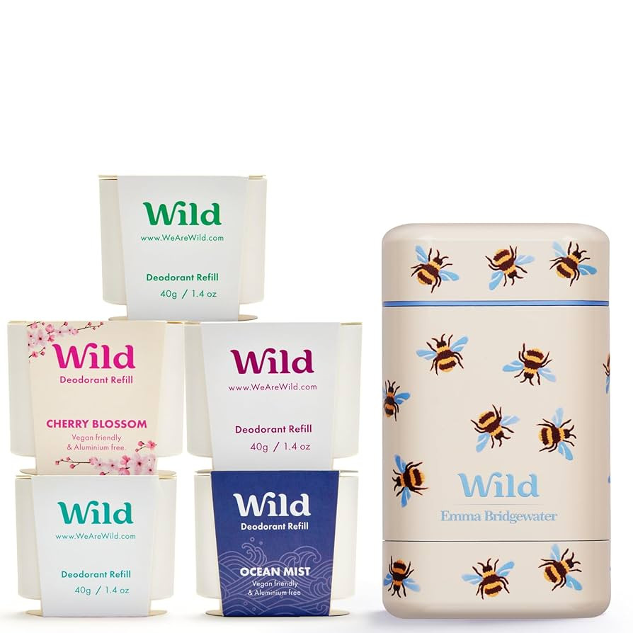 Wild - The Full Monty Starter Kit - Bee Case with Refills in a Variety of Fresh Scents 5 x 1.4oz ... | Amazon (US)