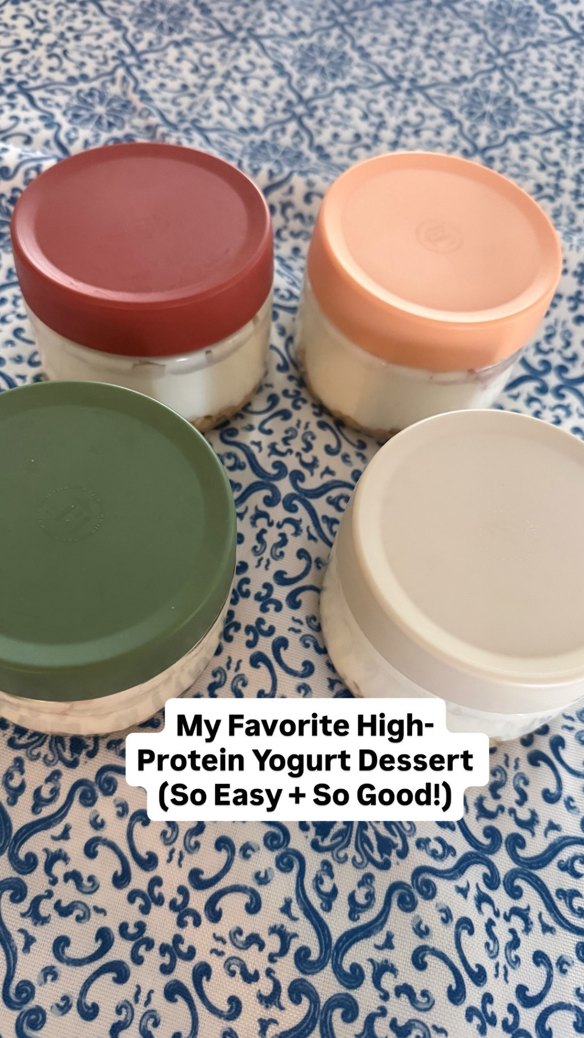 My Favorite High-Protein Yogurt Dessert (So Easy + So Good!)

If you want a quick breakfast or healthier dessert that tastes like a treat, this is my go-to.

How to make it:
	1.	Start with the crunch:
Crush a few low sugar/low calorie graham crackers and sprinkle them into the bottom of a jar.
(I love the Whole Foods brand!)
	2.	Add the protein:
Scoop in Nancy’s Organic Probiotic Whole Milk Plain Greek Yogurt (it has 20g of protein).
	3.	Top with flavor:
Add a small spoonful of St. Dalfour jam on top for the perfect touch of sweetness.
	4.	Let it set:
Cover and refrigerate overnight.

By morning, it’s thick, creamy, and tastes like a dessert—perfect for breakfast or a sweet treat anytime!

#LTKmorningroutine #LTKfoodie #LTKOver40