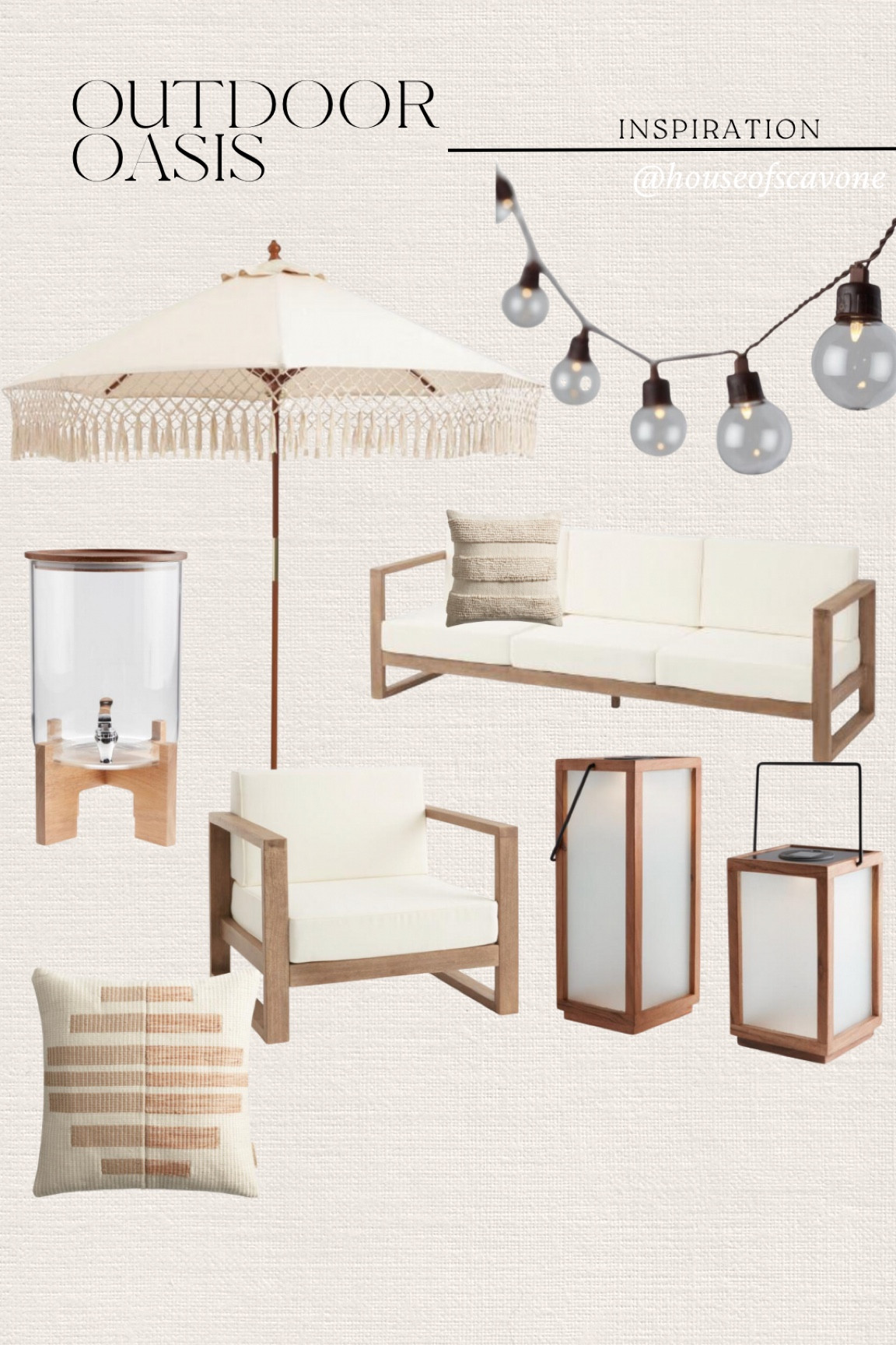 outdoor oasis

#outdoor #backyard #patio #frontporch #outdoorseating #neutraldecor #neutralpatio #oasis #summertime

#LTKSeasonal #LTKFind #LTKhome