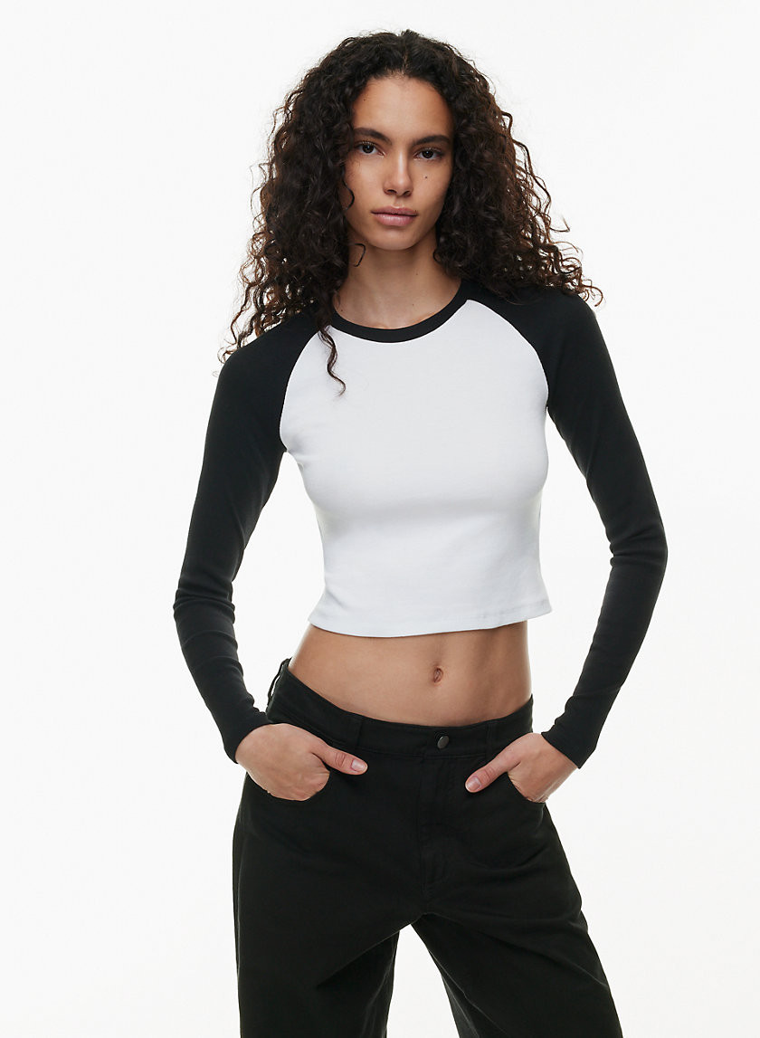 HOMESTRETCH™ CREW WAIST RAGLAN LONGSLEEVE | Aritzia