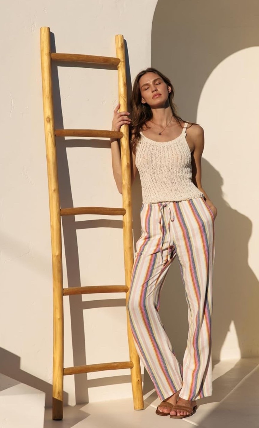 Resort wear 2026 starts with effortless pieces. ☀️ These printed linen pants bring easy vacation style with a breezy fit, drawstring waist, and pockets for all-day comfort. Perfect for beach mornings, poolside lunches, or sunset strolls when you want to look chic with zero effort. Light, relaxed, and made for getaway days.

Pack these first and vacation style is handled. ✨

#LTKTravel #LTKMidsize #LTKSeasonal