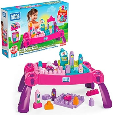 Mega Bloks Build 'n Learn Table | Amazon (US)