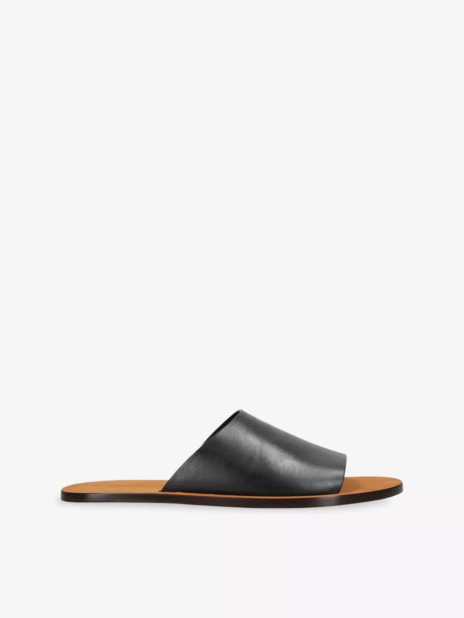 Charlie Leather Slide Sandals | Selfridges