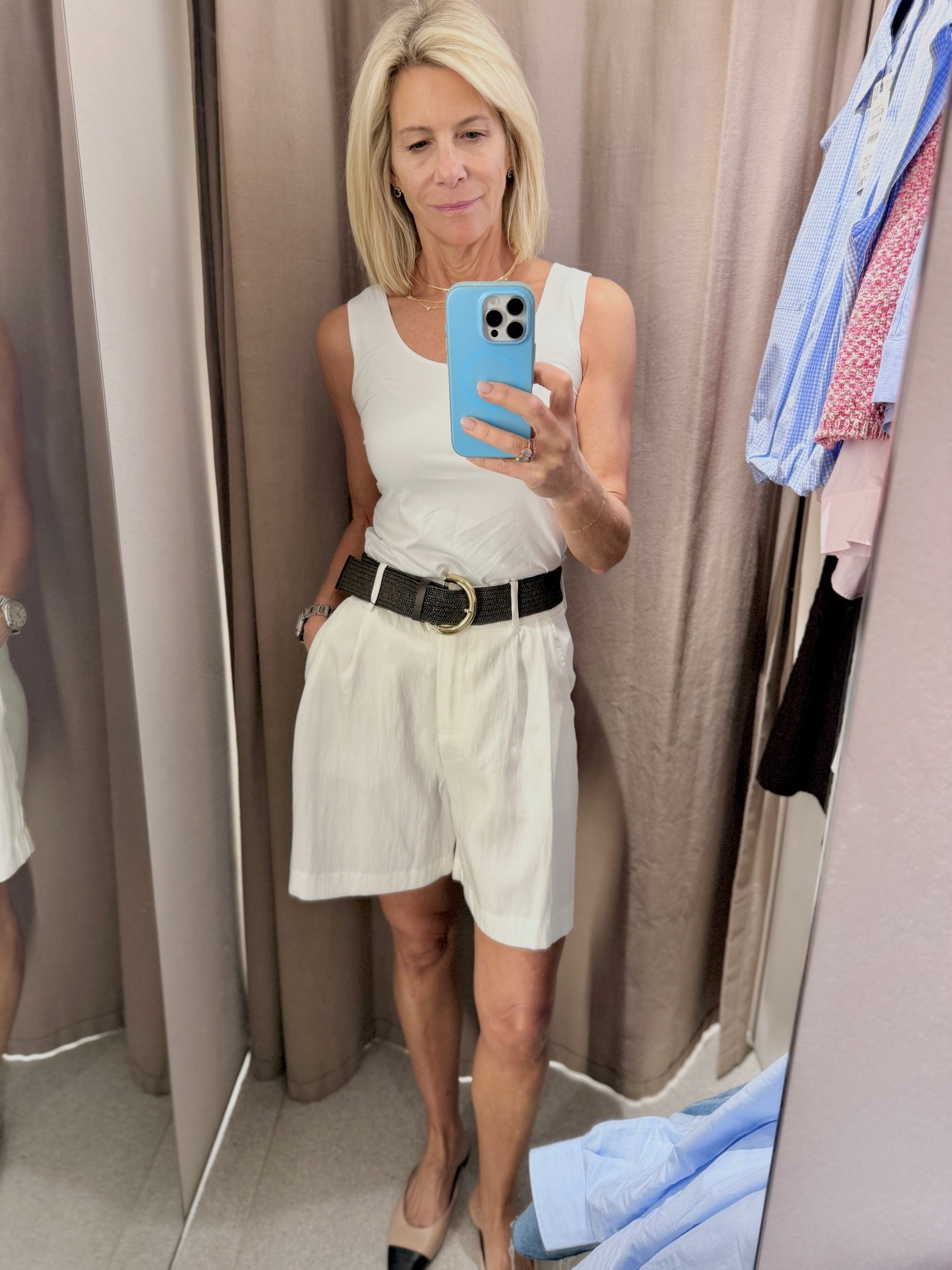 Found ‘em!  Amazing Bermuda shorts you can wear tight now!  I’m
I’m xs :)

#LTKgrwm #LTKootd #LTKOver40