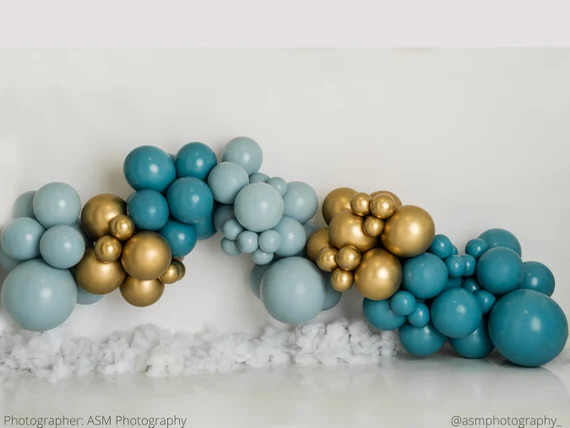 Milky Way Balloon Garland Kit / Gold Space Birthday Party - Etsy | Etsy (US)