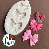 Bow Trio Silicone Mold, 3 Different Sizes | Etsy (US)