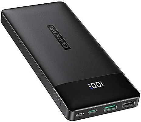 RAVPower Portable Charger 15000mAh PD3.0 Power Bank QC 3.0, 18W High-Speed Ultra Compact USB C Ba... | Amazon (US)