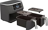 Ninja DZ201 Foodi 6-in-1 2-Basket Air Fryer with DualZone Technology, 8-Quart Capacity, and a Dark G | Amazon (US)