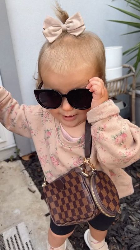 This is a sign that you need all the cute accessories for you little babe this fall. Dressing my a toddler is so fun. (BAG is the small part of the adult purse that I used to strap on her like a crossbody. It’s the one linked) #falltoddleroutfits #toddlerstyles

#LTKkids #LTKbaby #LTKstyletip