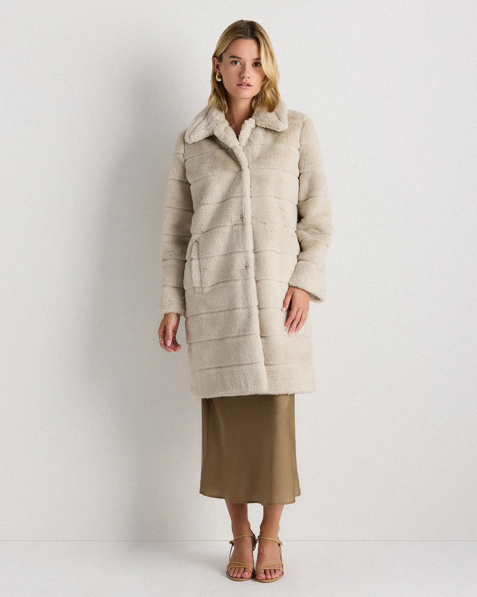 Faux Fur Long Coat | Quince