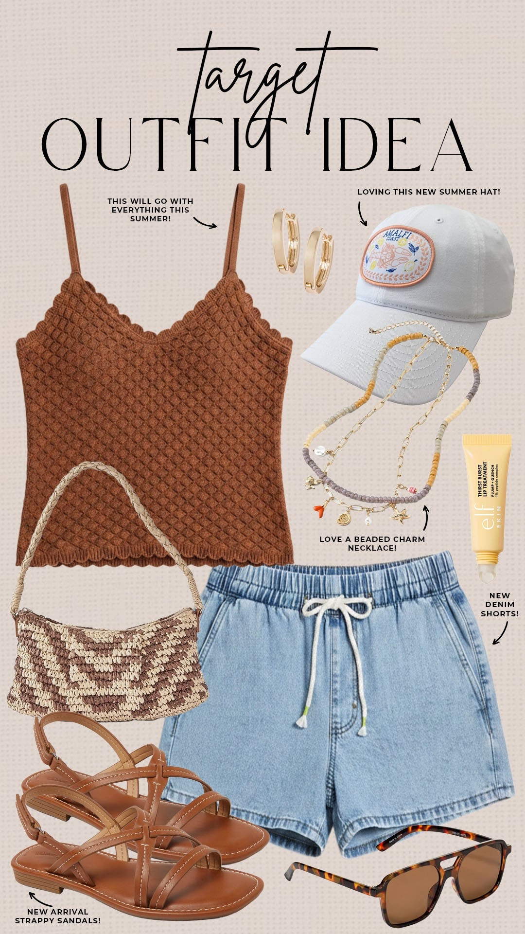 Casual cute summer style from Target!

#targetfinds

Target finds. Target fashion. Target new arrivals. Target deals. Target summer tank. Target denim shorts. Target summer baseball cap.

#LTKootd #LTKSeasonal #LTKSaleAlert