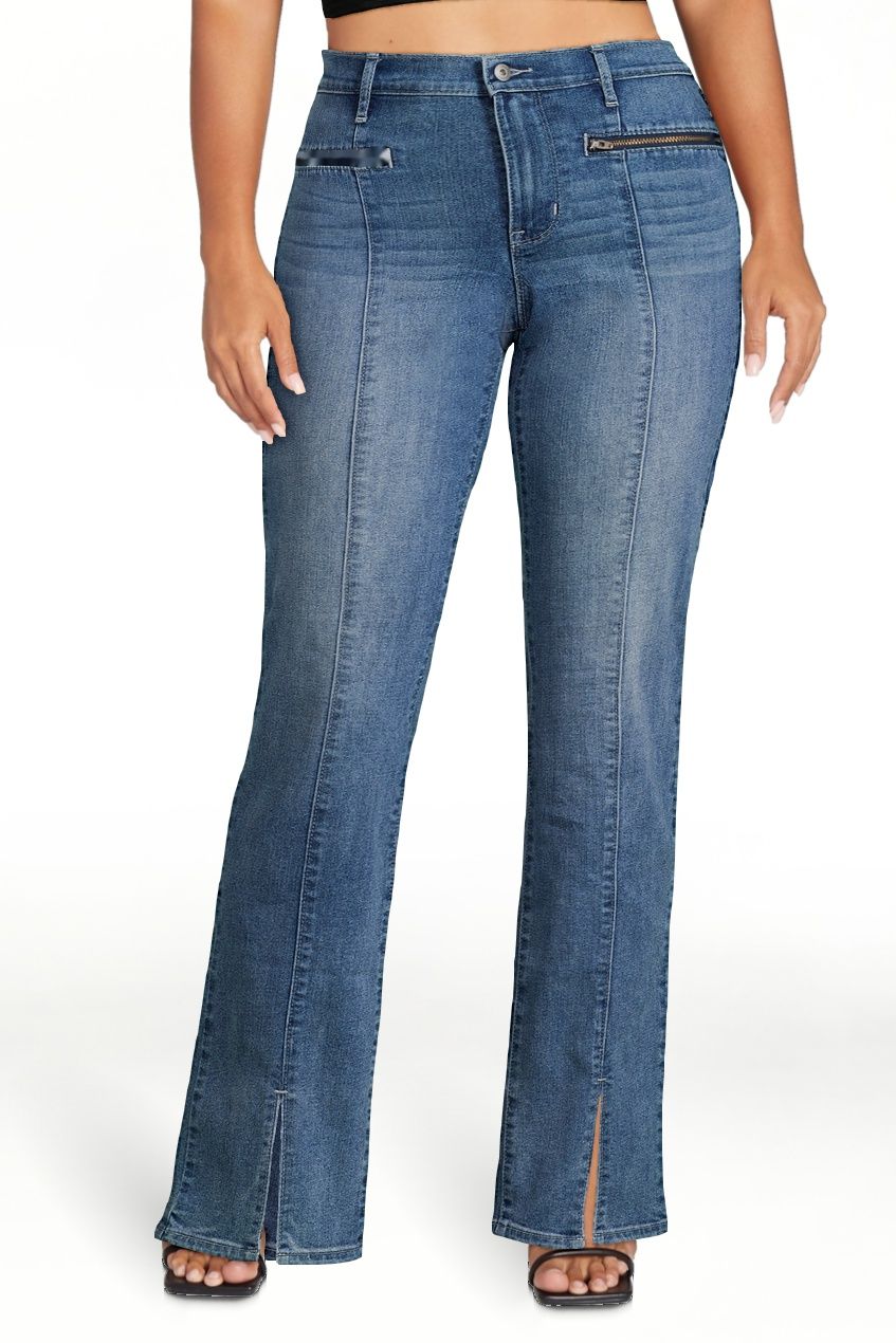 Sofia Jeans Women's Aura High Rise Skinny Kick Boot Jeans | Walmart (US)