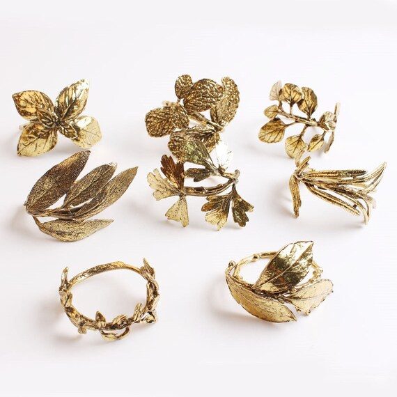 Classic Herb Napkin Rings Set of 8 for All Occasions | Etsy | Etsy (US)