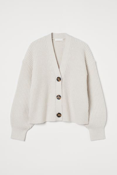 Rib-knit Cardigan | H&M (US)