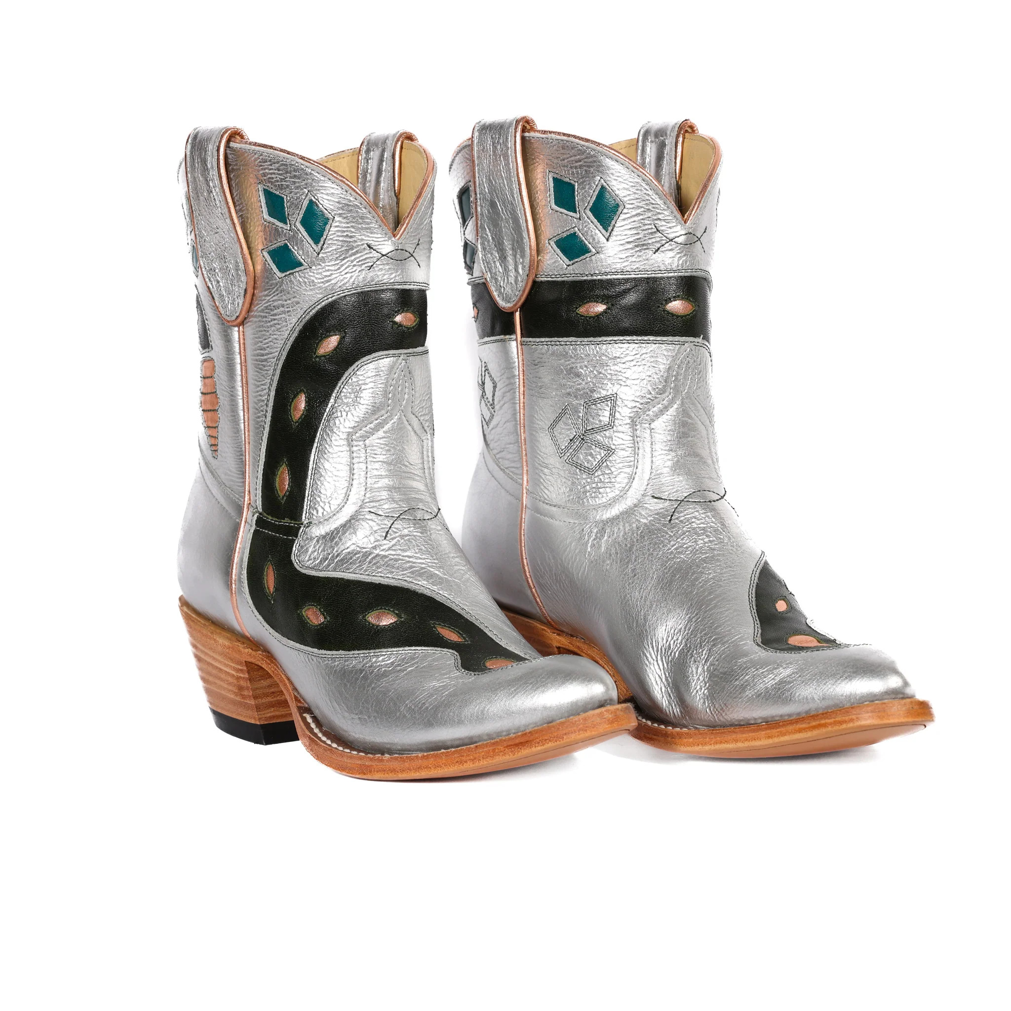 Silver Sneaky Snake Women's Cowboy Boot | Fraulein Boot Company