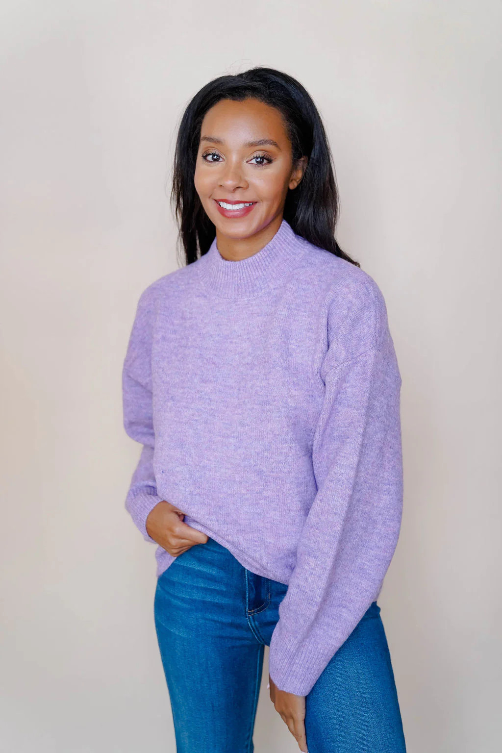 Royals Mock Neck Sweater | Dress & Dwell