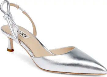 Gentry Slingback Pointed Toe Kitten Heel Pump (Women) | Nordstrom