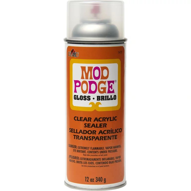 Plaid Mod Podge Clear Acrylic Sealer, Gloss | Walmart (US)