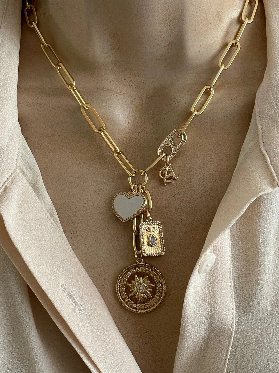 Personalized Protection Talisman Necklace - Etsy | Etsy (US)