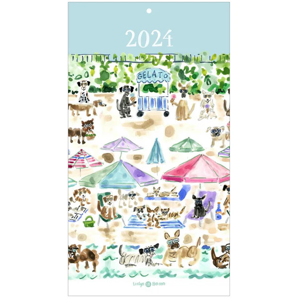 2024 Wall Calendar, Dog Edition | Evelyn Henson