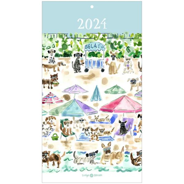 2024 Wall Calendar, Dog Edition | Evelyn Henson