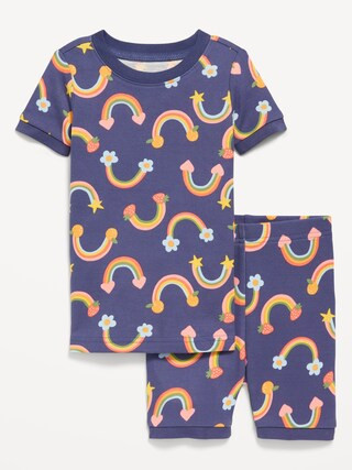 Printed Snug-Fit Pajama Set for Toddler & Baby | Old Navy | Old Navy (US)