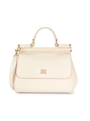 Dauphine Leather Top Handle Bag | Saks Fifth Avenue OFF 5TH