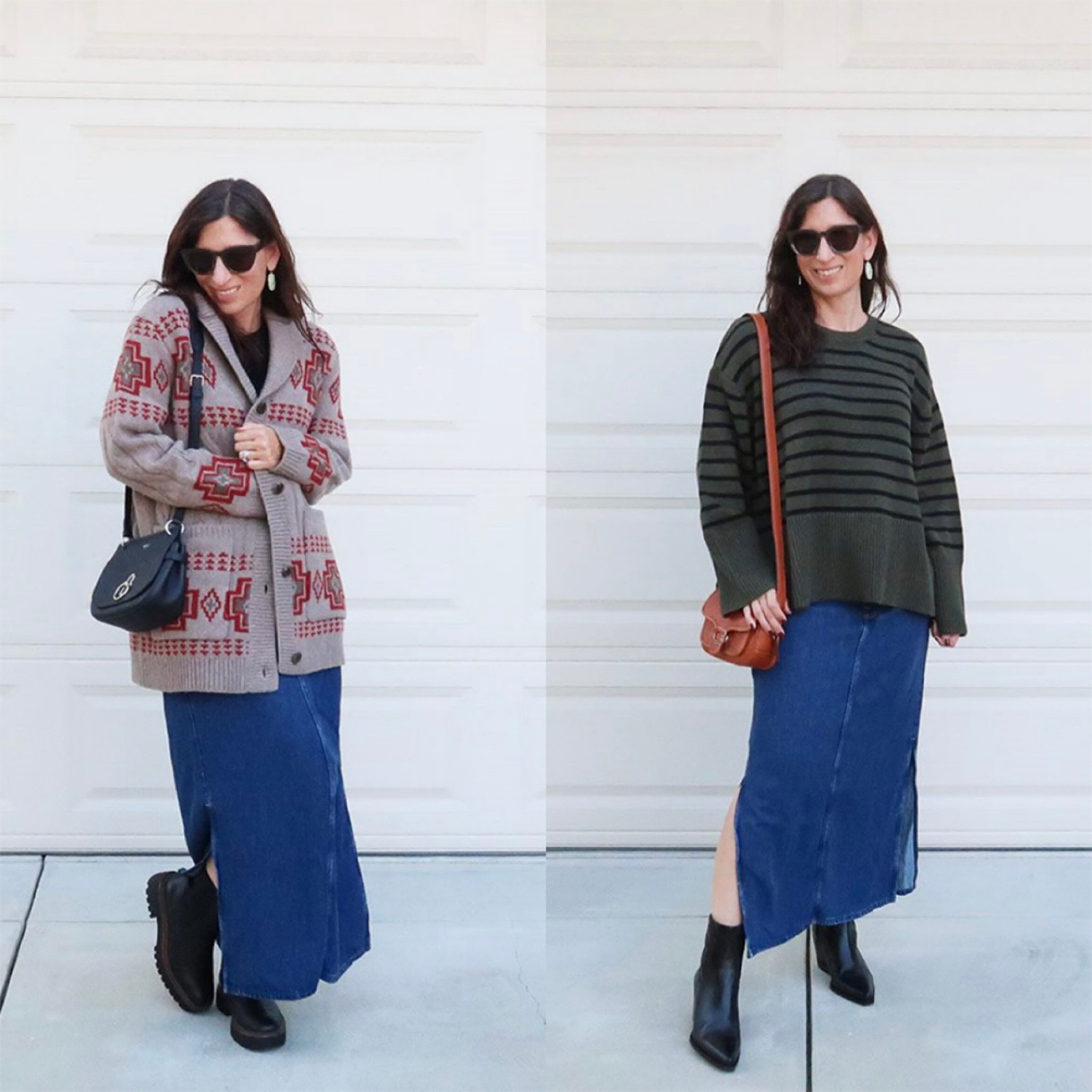 Is it sweater weather yet??? Denim pencil skirt and sweater outfit ideas for fall ❤️🍂🍁 

#LTKitbag #LTKstyletip #LTKshoecrush