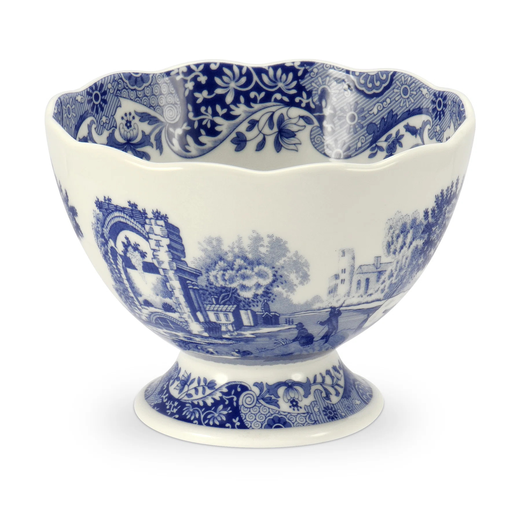 Spode Blue Italian Footed Bowl 4.75" | Wayfair North America