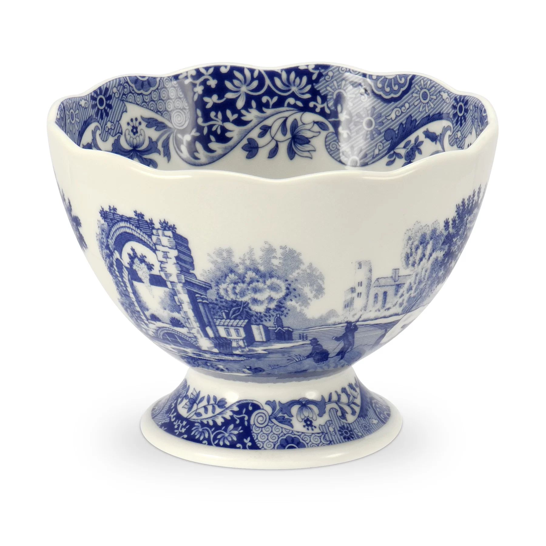 Spode Blue Italian Footed Bowl 4.75" & Reviews | Wayfair | Wayfair North America