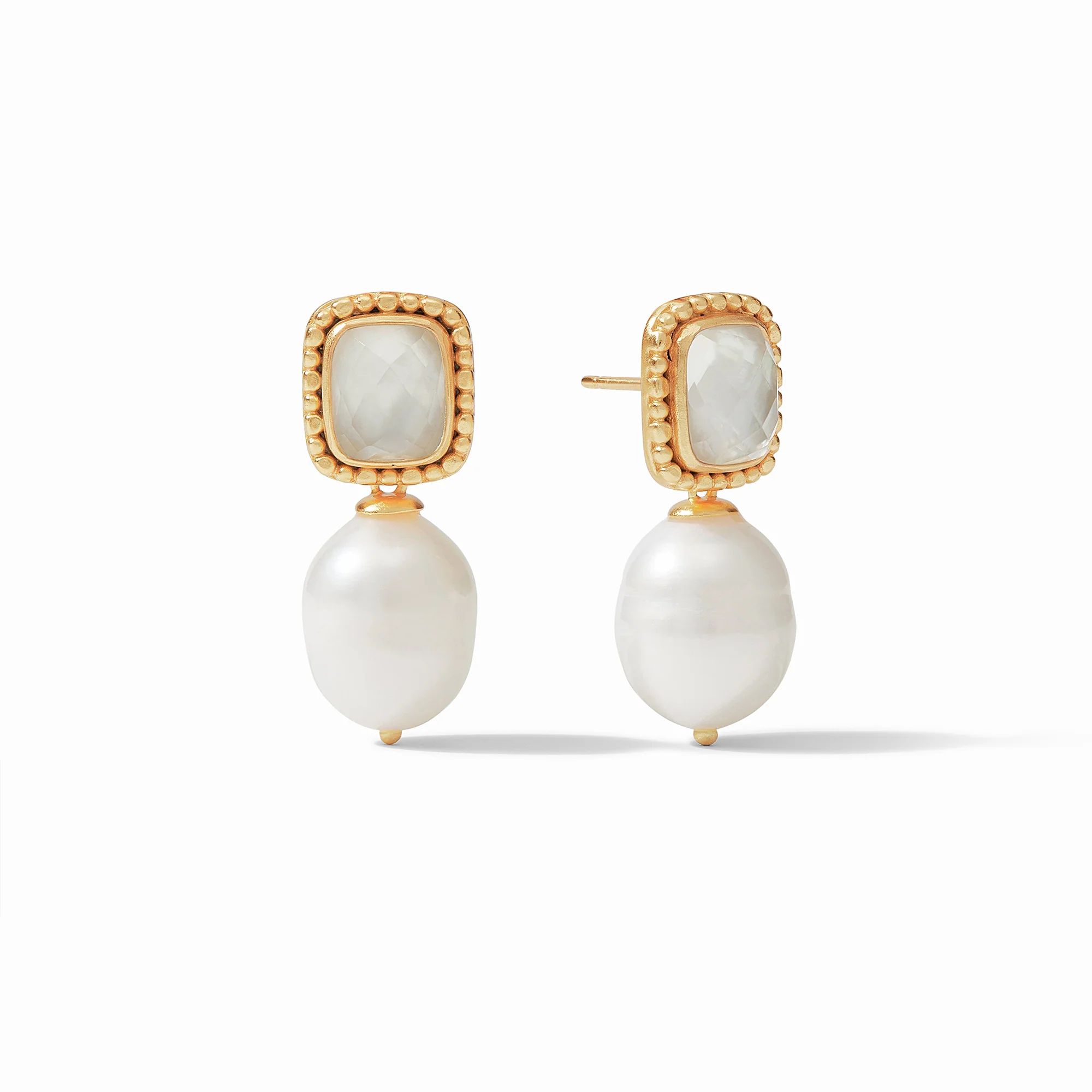 Marbella Pearl & Stone Earring | Julie Vos | Julie Vos