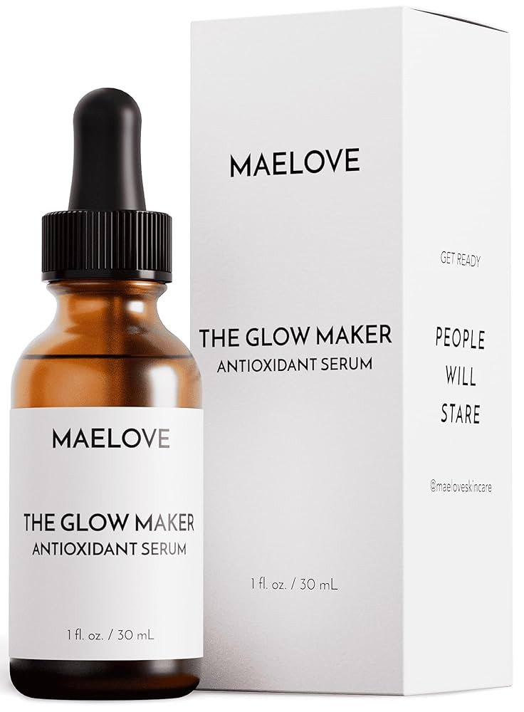 MAELOVE Glow Maker Vitamin C Serum with Vitamin E, Ferulic Acid & Hyaluronic Acid, Award-Winning ... | Amazon (US)