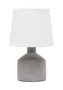 Mini Bocksbeutal Ceramic Table Lamp, Gray | Belk