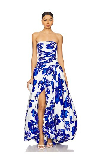 Behold Maxi Dress in Boldly Blooming Cobalt | Revolve Clothing (Global)
