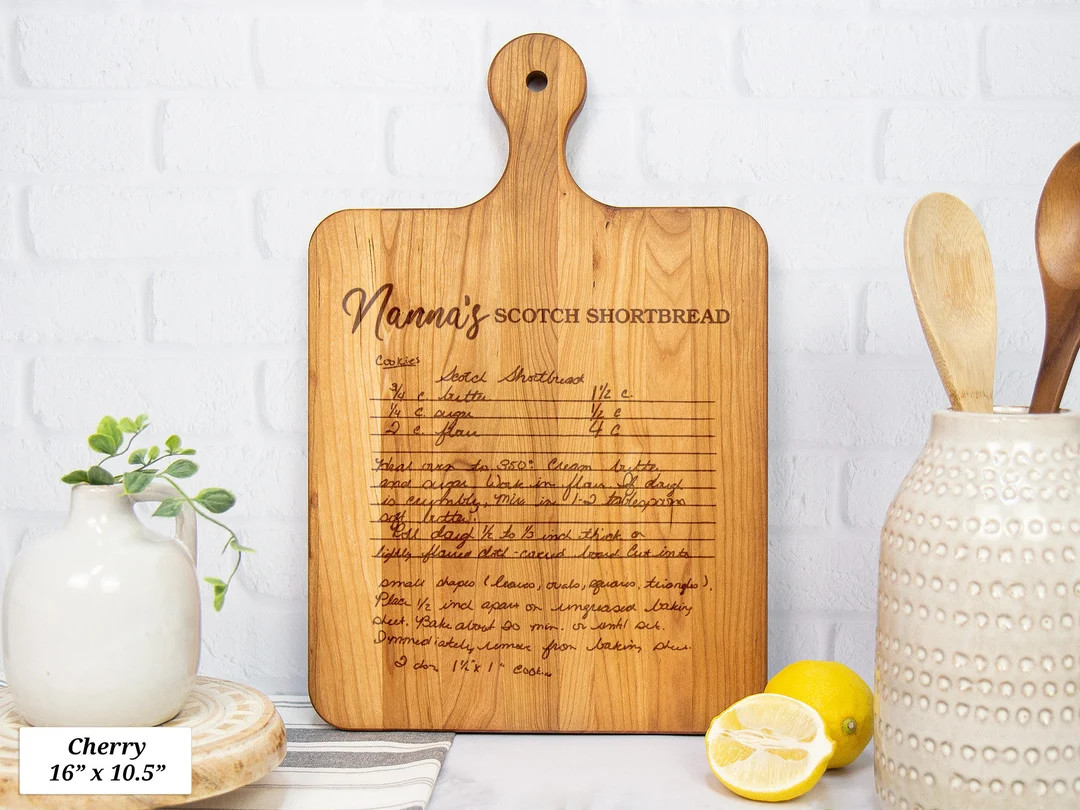 Handwritten Recipe Cutting Board Personalized Cutting Boards - Etsy | Etsy (US)
