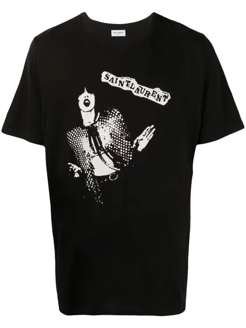 graphic-print cotton T-shirt | Farfetch (CA)