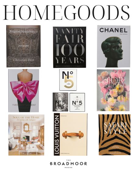 Coffee table books, designer book, home decor, Chanel book, Louis Vuitton book, Dior book, shelf decor, living room decor, bedroom decor 

#LTKstyletip #LTKFind #LTKhome