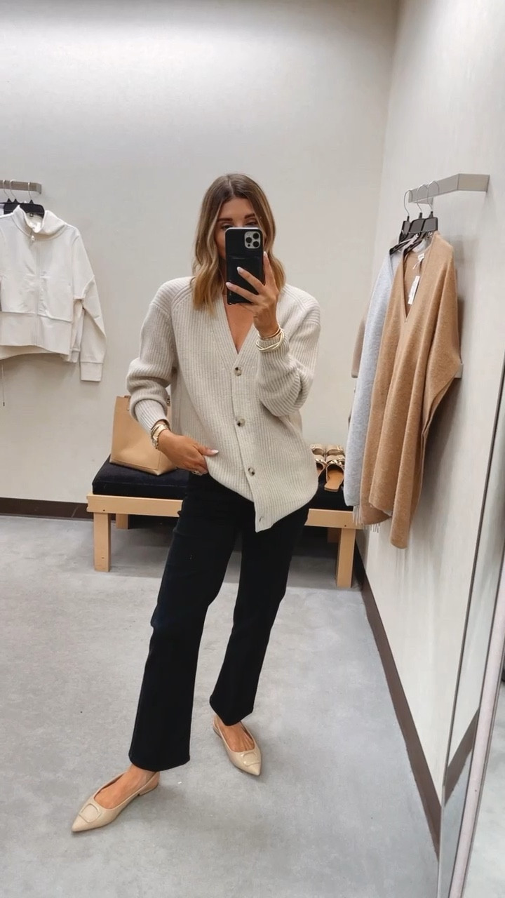 Top 5 favorite items from the #nsale. This splurge worthy Vince cardigan and these mother jeans! I'm 5'7 for reference and wearing size small in the cardigan and 26 in the jeans. 

#LTKxNSale