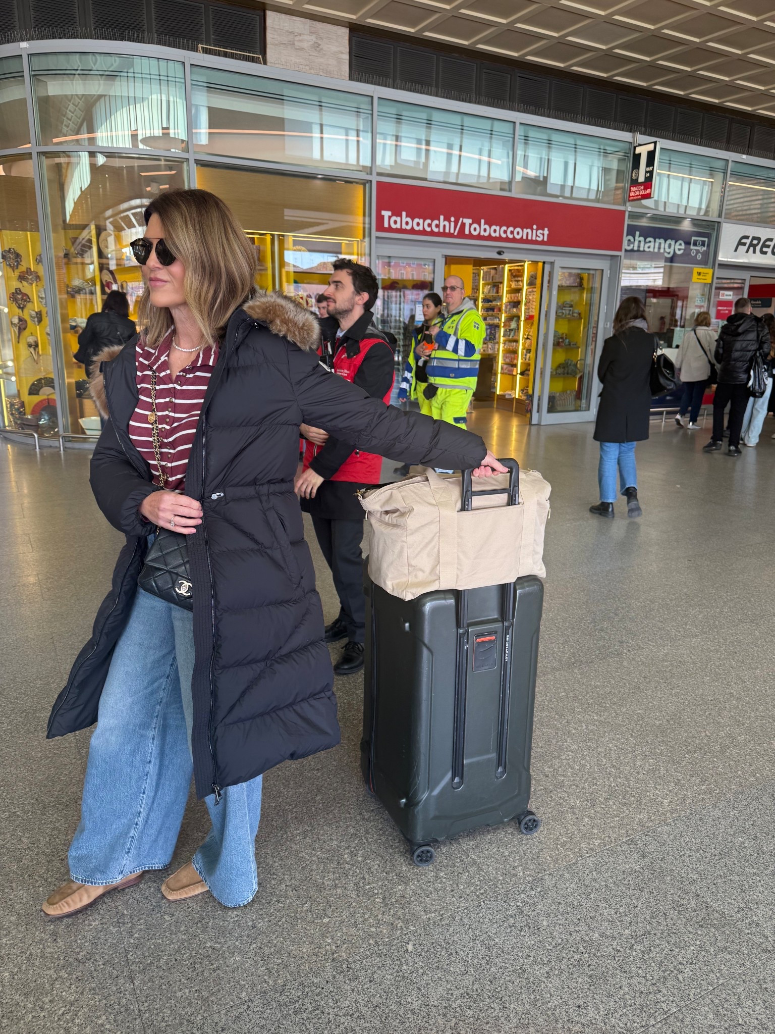 Catching the train from Venice fo Florence 

#LTKStyleTip 

#LTKTravel #LTKOver40